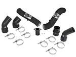 AFE BladeRunner 3 IN Aluminum Hot and Cold Charge Pipe Kit Black 2016-2019 Nissan Titan 5.0L Cummins