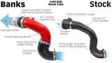 Banks Hot and Cold Side Boost Tube System - 2023-2026 Ford Super Duty 6.7L HO
