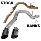 Banks Monster Exhaust System
5-inch Black SideKick Tip 2019-2026 Ram 2500/3500 6.7L Cummins, CCSB, MCSB, CCLB (Single Rear Wheel Only)