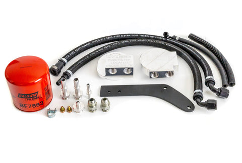 H&S Upper Fuel Filter Relocation Kit - 2011-2024 Ford 6.7L Powerstroke