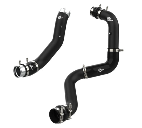 aFe BladeRunner 3 IN & 3-1/2 IN Aluminum Hot and Cold Charge Pipe Kit - 2024 GM L5P Duramax