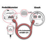 Banks - 6-Pin iDash to PedalMonster Extension Harness
Connect PedalMonster to iDash/Derringer