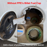 PPE BILLET FUEL CAP WITH BUILT-IN MAGNET 2013 - 2018 RAM HD 6.7L CUMMINS, 2014-2018 RAM 1500 3.0L ECODIESEL