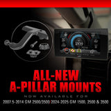 EDGE CTS3 A-PILLAR MOUNT 2024-2025 GM 2500/3500 AND 2022.5-2025 GM 1500 REFRESH