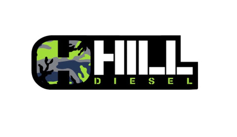 HILL DIESEL GREEN CAMO 2X5 DECAL