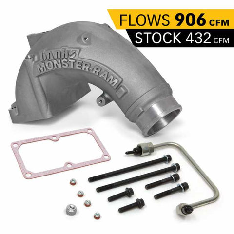 BANKS Monster-Ram Intake System 3.5" (natural) with Fuel Line for 2007.5-2018 Dodge Ram 2500/3500 Cummins 6.7L