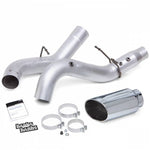 Banks - Monster® Exhaust System 5-inch Single Exit, Chrome SideKick® Tip for 2020-2023 L5P Duramax