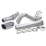 BANKS - MONSTER® EXHAUST SYSTEM 5-INCH SINGLE EXIT, CHROME SIDEKICK® TIP FOR 2017-2023 FORD 6.7L POWERSTROKE