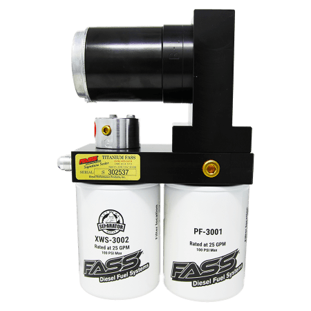 FASS TITANIUM SIGNATURE SERIES DIESEL FUEL LIFT PUMP 165GPH FORD POWERSTROKE 6.4L 2008-2010 (TS F16 165G)