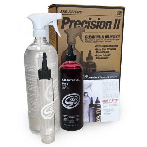 S&B PRECISION II: CLEANING & OIL KIT (RED OIL) 88-0008